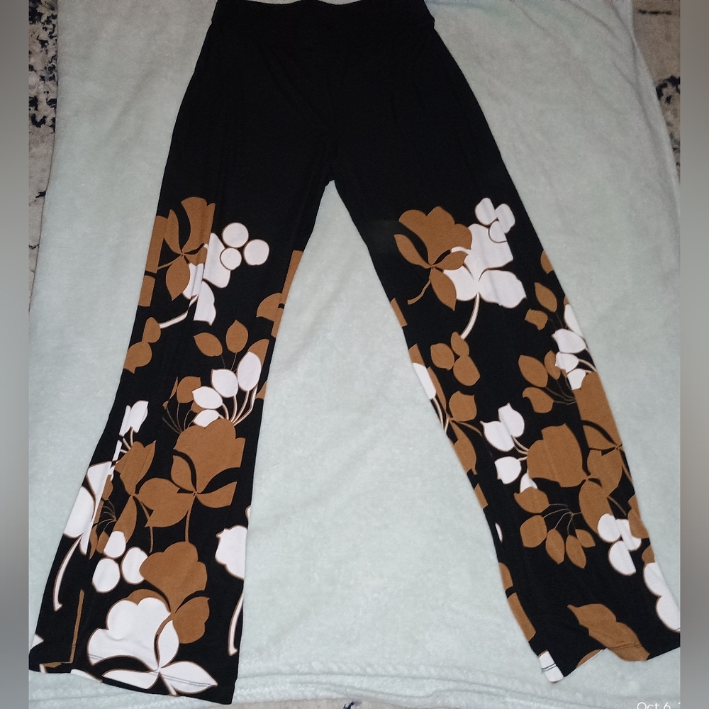 Alfani Floral Wide Leg Pants